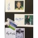 Signed card by John Delve the Plymouth Argyle and Exeter City footballer.